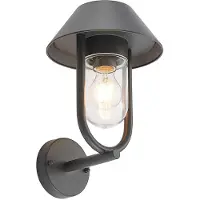 LUCANDE Wandlamp buiten Olinum, dimbaar, zwart, Aluminium, Modern, Wandlamp buiten
