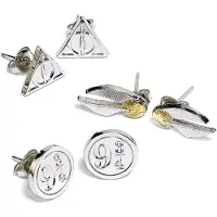 The Carat Shop Oorstekerset - Symbols - zilverkleurig | Maat Standard