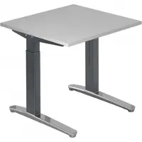 Hjh OFFICE PRO XTRA XB 8 GC - Grijs 80 x 80 Tafelhoogte I In hoogte verstelbaar
