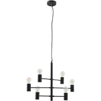 LUCANDE Hanglampe , Aidas, dimbare, Zwart, Eetkamer, Metaal, Modern