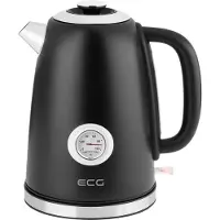 Ecg RK 1700 Magnifica Nero | Waterkoker | inhoud 1,7 liter | vermogen 1850–2200 W | roestvrijstalen afwerking | lichtsignaal voor gebruik