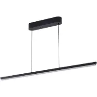 LUCANDE Hanglampe , Solvar, dimbare, Zwart, Woonkamer, Metaal, Modern