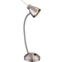 Globo Klassieke bureaulamp Nuova nikkel
