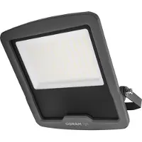 Osram ENDURA FLOOD PC 100W LED-schijnwerper, 4000K (koud wit), 12000 lumen, IP65 (waterdicht), gemaakt van gerecycled aluminium, 120 lm/W efficiëntie, grijs, 230V