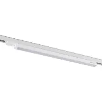 Arcchio Harlow LED track light, wit, 69 cm, 4.000 K, wit / opaal, Werkkamer / Kantoor, Aluminium, Modern, railverlichting