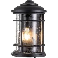 Elstead Lighting LED Buitenlamp Lighthouse | 1X E27 Max 60W | IP44 | Dimbaar | Textured Black