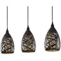 LINDBY Hanglampe , Marcello, dimbare, Zwart, Keuken, Metaal, Modern