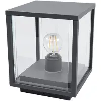 LUCANDE Buitenverlichting , Annalea, dimbare, Zwart, Terras, Metaal, Modern