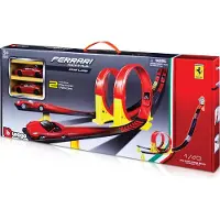 Bburago Speelgebouw Race and Play - Dual Loop inclusief 2 voertuigen
