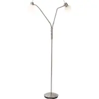 Nowa Leeslamp Loxy dubbel nikkel