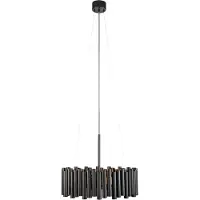Markslöjd Hanglampe , Level, dimbare, Zwart, Woonkamer, Metaal, Modern