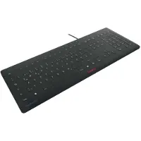 Contour Design TAS STREAM PROTECT TOETSENBORD met snoer BE-Layout zwart (BE, Bedraad), Toetsenbord, Zwart