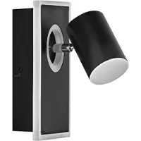 Osram LED wandspot MARS CLICK-SELECT, 1 spot, zwart CLICK-SELECT, zwart, Woon-/ Eetkamer, metaal, Modern, LED plafondlamp