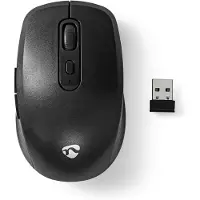 Nedis draadloze muis | compact | USB-A dongle | 1600 dpi | 6 knoppen