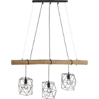 JUST LIGHT 3-lichts hanglamp Edgar