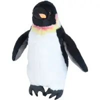 Wild republic Knuffel Pinguïn Junior 30 Cm Pluche Wit/zwart