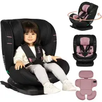 Lionelo Bastiaan i-Size 4in1 Autostoel ISOFIX 360° Draaibaar – Van Geboorte tot 12 Jaar (40-150 cm) – RWF & FWF – Top Tether – Memory Foam – SideProtect – Brede Comfortzitting – i-Size