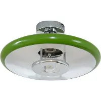 LINDBY Plafondlamp , Branford, dimbare, Groen, Woonkamer, Metaal, Vintage / Retro