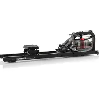 Hammer RowFlow 10.0 Waterroeitrainer | 4 weerstandsniveaus | Stalen behuizing | Kinomap