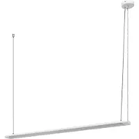 Ledvance Office Line Slab, platte kantoordekkenlamp, 1,2 meter, 40 W, 4400 lm, 4000 K, 840 (koud wit), 3-traps dimbaar, wit aluminium, IP 20