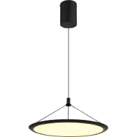Globo Lighting Zwarte hanglamp Suna Ø 50,8cm