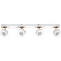 Osram DECOR SPOT PLUTO, 19,2W, 1.250lm, wit, spotlamp, verstelbare lampkoppen, veelzijdig toepasbaar, inbouwspot, warmwitte lichtkleur, hoogwaardige optiek, eenvoudige montage