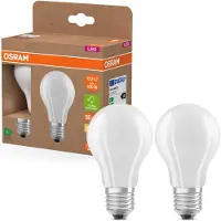 Osram LED Superstar Classic LED-lamp A 100 in klassieke bolvorm van matglas, 7,2 W, 1521 lm, E27 fitting, 2700 K voor warm wit licht, EEK A, diameter 60 mm.