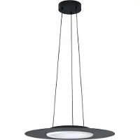 Eglo Slimme hanglamp Compo Rosso-C, dimbaar, zwart, Woon-/ Eetkamer, metaal, Modern, Slimme hanglamp