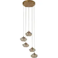 LINDBY Hanglampe , Piatra, dimbare, Doorzichtig, Woonkamer, Glas, Modern