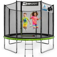 Hop-Sport Hop Sport HS-T10A – Trampoline – Ø305 cm 10FT – Buitennet Veiligheidsnet – Incl. Ladder