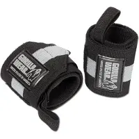 Gorilla wear Wrist Wraps Ultra - Zwart/Grijs