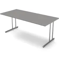 Kerkmann Büromöbelfabrik Bureau Profi grijs 180cm