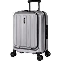 Eminent Kapstadt Business Premium 4 wielen Cabinewagen 55 cm Laptop compartiment zilverkleurig