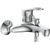 Schutte Batoni Badkraan - Mengkraan - 150 mm Hartafstand - Chroom