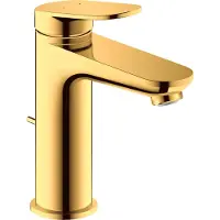Duravit wastafelmengkraan M Wave Gold, gepolijst, met een uitloop van 122 mm