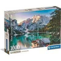 Clementoni Hoge Kwaliteit Puzzel Van Het Smaragdgroene Meer Van Braies 1000 Stukken