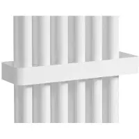 Sapho Fede handdoekhouder voor radiator mat wit 32cm