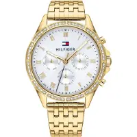 Tommy Hilfiger Analoog horloge goud / wit