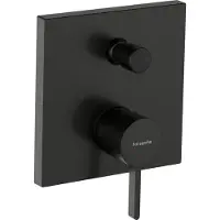 Hansgrohe Finoris - Inbouwkraan voor 2 apparaten, geborsteld zwart chroom 76415340
