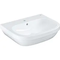 GROHE Euro keramiek wastafel 65x51 cm Met kraangat en overloop wit