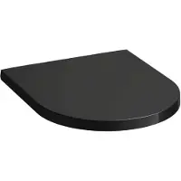 Laufen Kartell - Toiletzitting, zwart H8913320200001