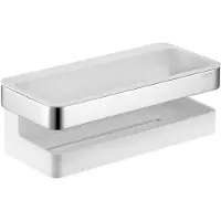 Keuco Collection Moll - Planchet, lengte 24 cm, wit/chroom 12758010000