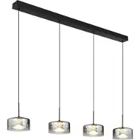 Globo Lighting Design hanglamp Belinda 4-lichts zwart