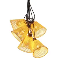 Konstsmide Lichtsnoer koppelbaar 10 meter | 10 lampjes | Extra warm wit | Oranje |