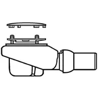 Villeroy & Boch Subway Infinity - Afvoergarnituur Tempoplex Plus Compact, diameter 90 mm, mat chroom 92260069