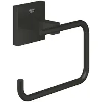GROHE QuickFix Start Cube toiletrolhouder - Matte Black