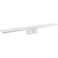 Sapho Abeline - Plancet met glazen, 100 cm, mat wit AE102-0101-01