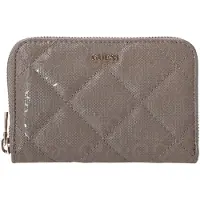 GUESS portemonnee Libby SLG Zip Around Wallet Dark Taupe