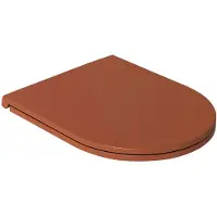 Isvea Infinity Slim Soft Close toiletzitting, eenvoudig afneembaar, terracotta