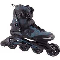 Roces Weft Thread 84 Skeelers Volwassenen – 4x84mm Wielen – Fitness Inline Skates – Zwart Blauw – Maat 42